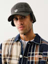 FAUX SHEARLING TRIM HAT
