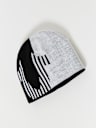 GORRO CON BLOQUES DE COLOR A RAYAS CON HERRADURA