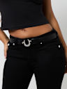WOMEN'S CRYSTAL HORSESHOE BELT