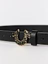 WOMEN'S WARPED HORSESHOE BUCKLE BELT