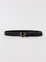WOMEN'S WARPED HORSESHOE BUCKLE BELT