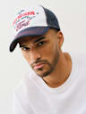TRUE RELIGION X FORD EMBROIDERED TRUCKER HAT