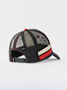 EMBROIDERED LOGO TRUCKER HAT