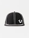 FLAT BRIM HORSESHOE TRUCKER HAT