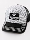 ALLOVER LOGO TRUCKER HAT