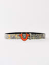CAMO PRINT HORSESHOE BUCKLE BELT