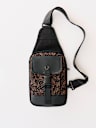 WAVY HORSESHOE SLING BAG