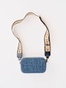 DENIM HORSESHOE CAMERA BAG