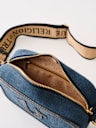 DENIM HORSESHOE CAMERA BAG