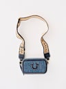 DENIM HORSESHOE CAMERA BAG