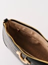 BOLSO DE CADENA PARA HOMBRO DE CUERO SINTÉTICO SÍMIL COCODRILO