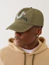 HORSESHOE APPLIQUE BASEBALL HAT