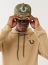 HORSESHOE APPLIQUE BASEBALL HAT
