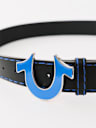 ENAMEL HORSESHOE BUCKLE BELT