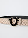 MONOGRAM LOGO BELT