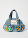 DENIM PATCH PURSE