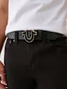 EMBOSSED MONOGRAM BELT