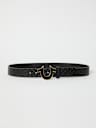 EMBOSSED MONOGRAM BELT