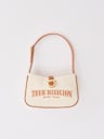 CANVAS LOGO SHOULDER BAG