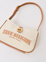 CANVAS LOGO SHOULDER BAG