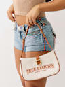 CANVAS LOGO SHOULDER BAG