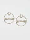 HORSESHOE HOOP EARRINGS