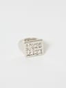 LOGO SQUARE SIGNET RING