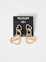 LOGO HEART STACK EARRINGS