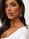 LOGO HEART STACK EARRINGS