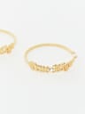 LOGO HOOP EARRINGS