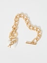LOGO HEART CHARMS BRACELET