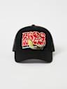 EMBROIDERED DOVE GRAPHIC TRUCKER HAT