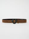 SUEDE HORSESHOE BELT