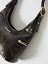 DISTRESSED SHOULDER BAG