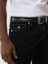 STITCHED LOGO WESTERN BELT