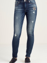 HALLE SUPER SKINNY PATCHED WOMENS JEAN