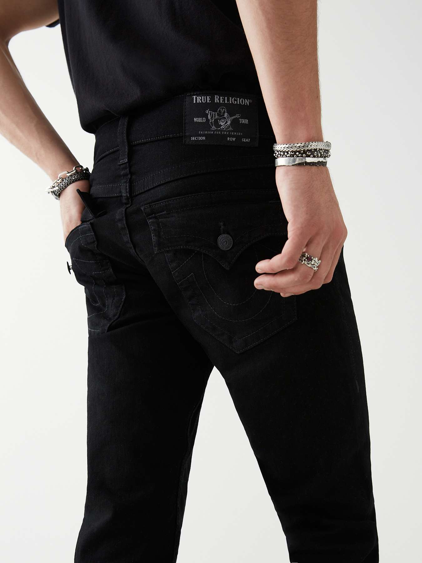 True Religion Rocco Moto Jeans – DTLR