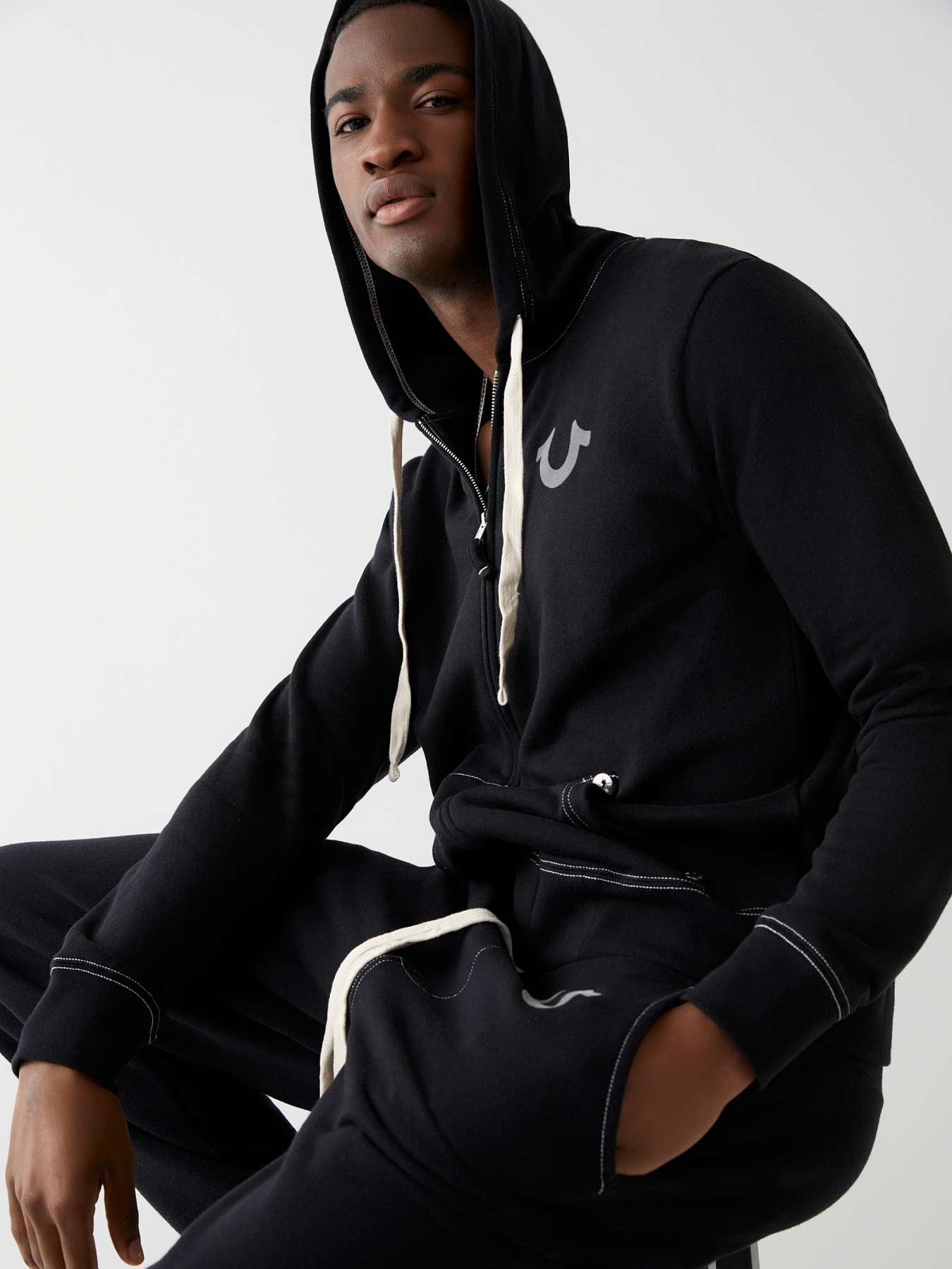 BUDDHA ZIP HOODIE, image 1