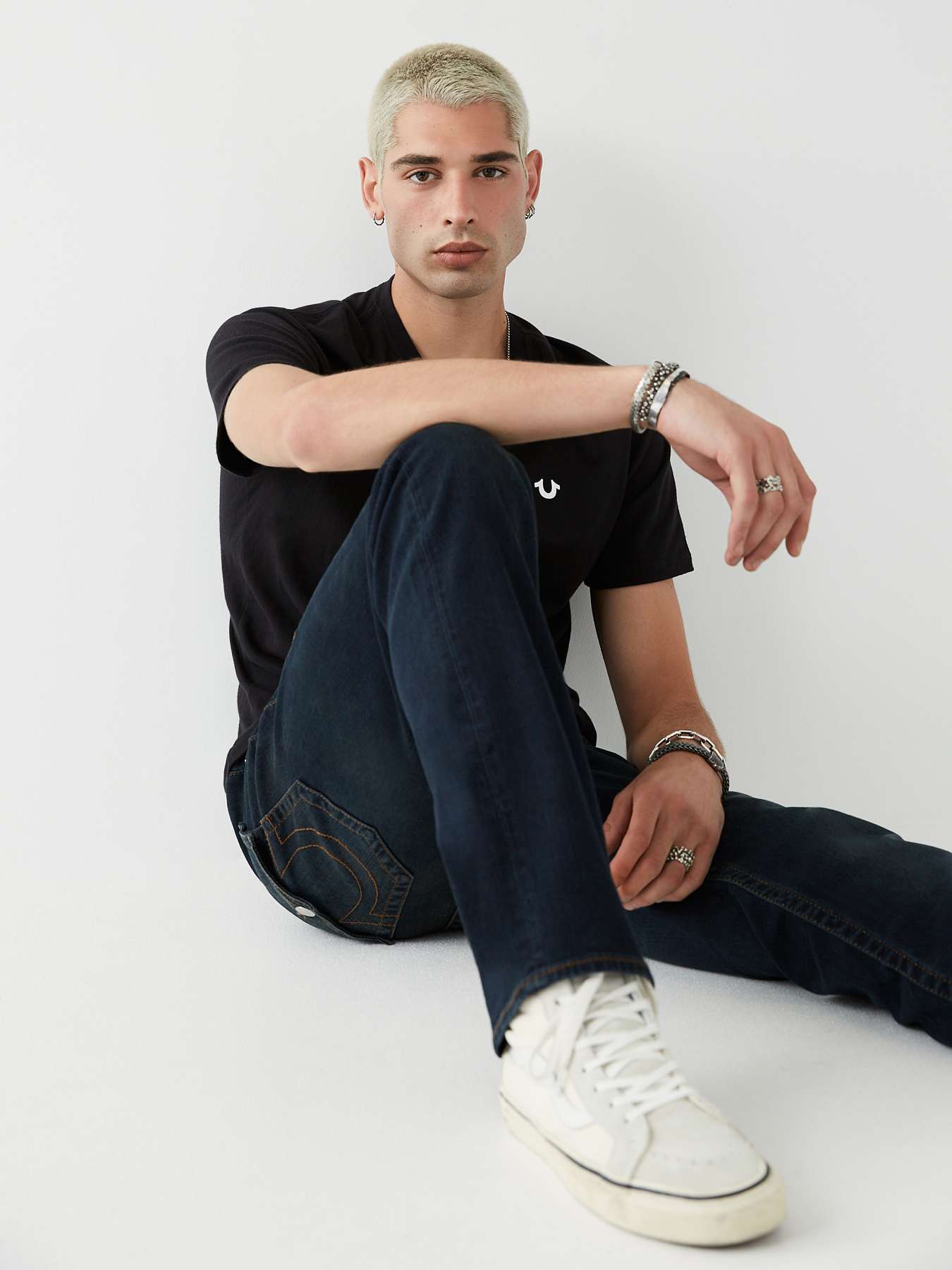 【USA製】【32】TRUE RELIGION STRAIGHT デニム メンズ RICKY STRAIGHT JEAN 32