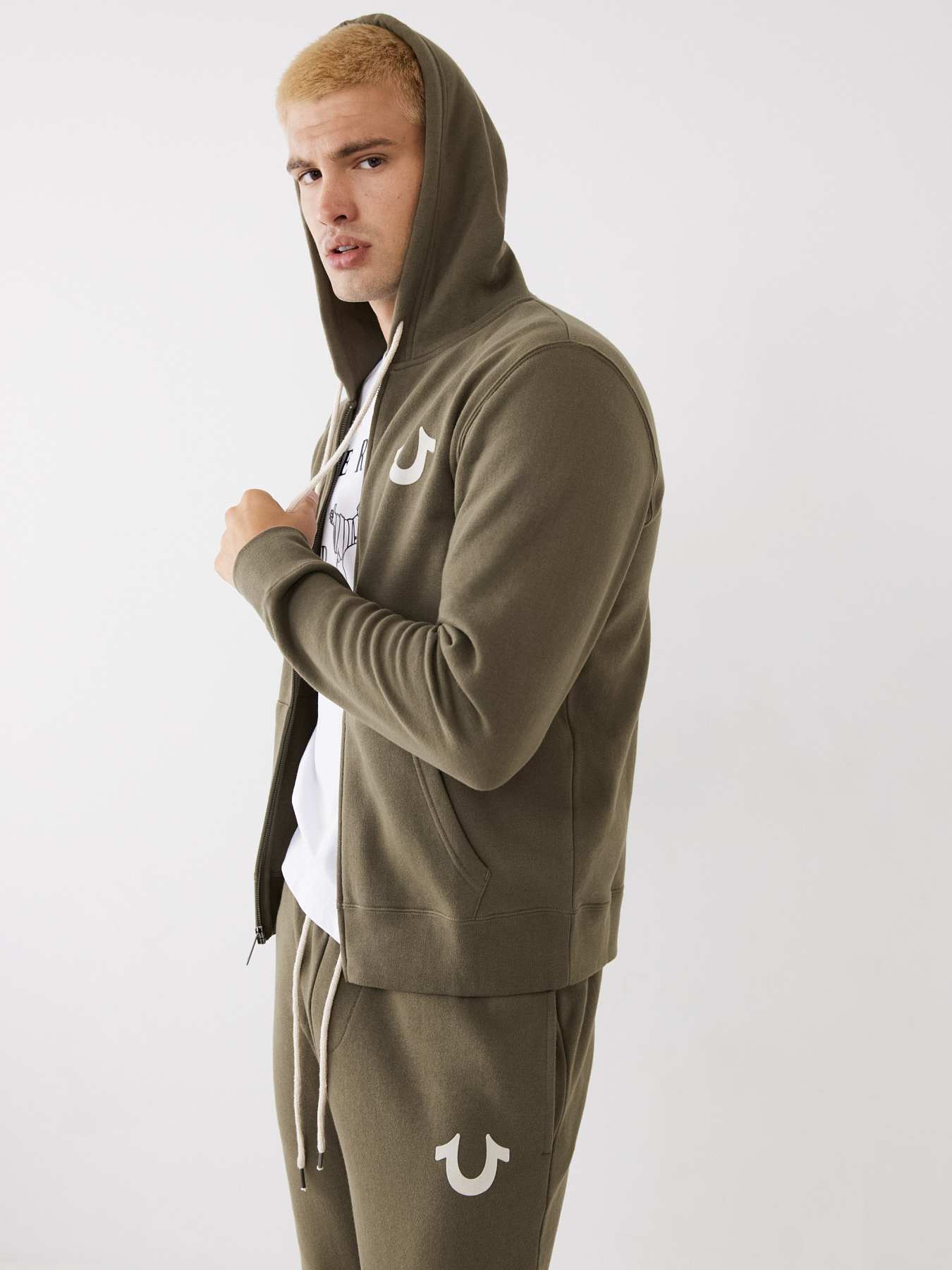 CLASSIC LOGO ZIP HOODIE, image 2