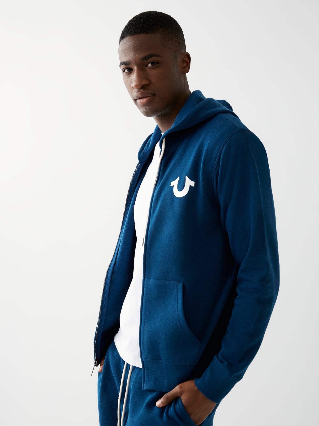 CLASSIC LOGO ZIP HOODIE, image 1