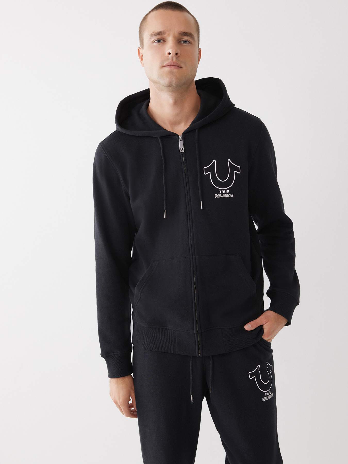 LOGO ZIP HOODIE