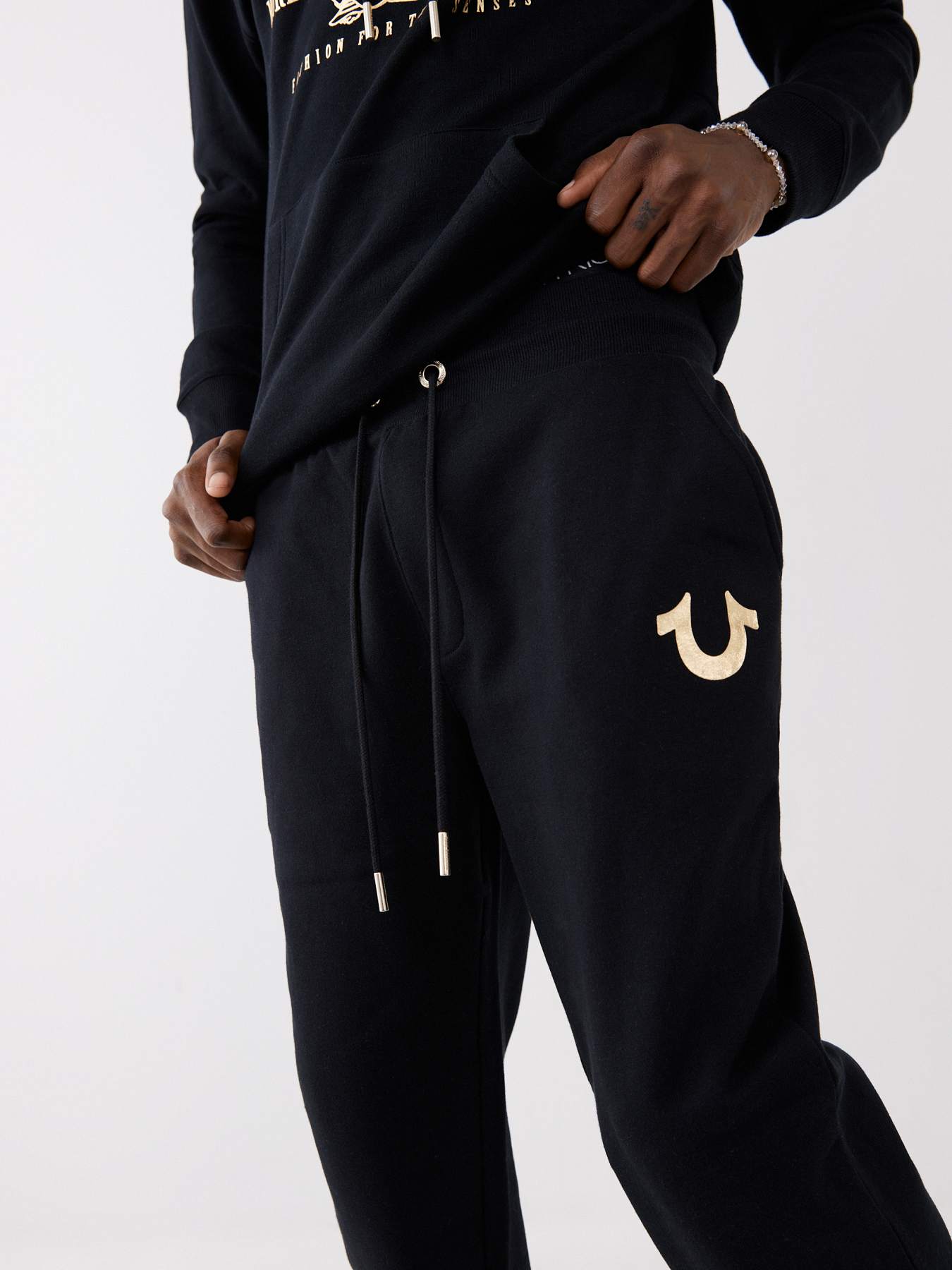 True religion logo discount joggers