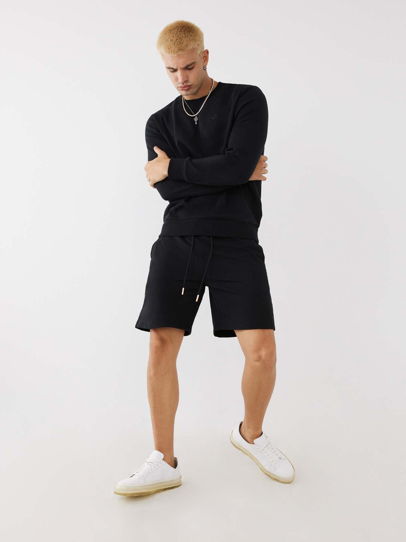 SOLID SWEAT SHORT