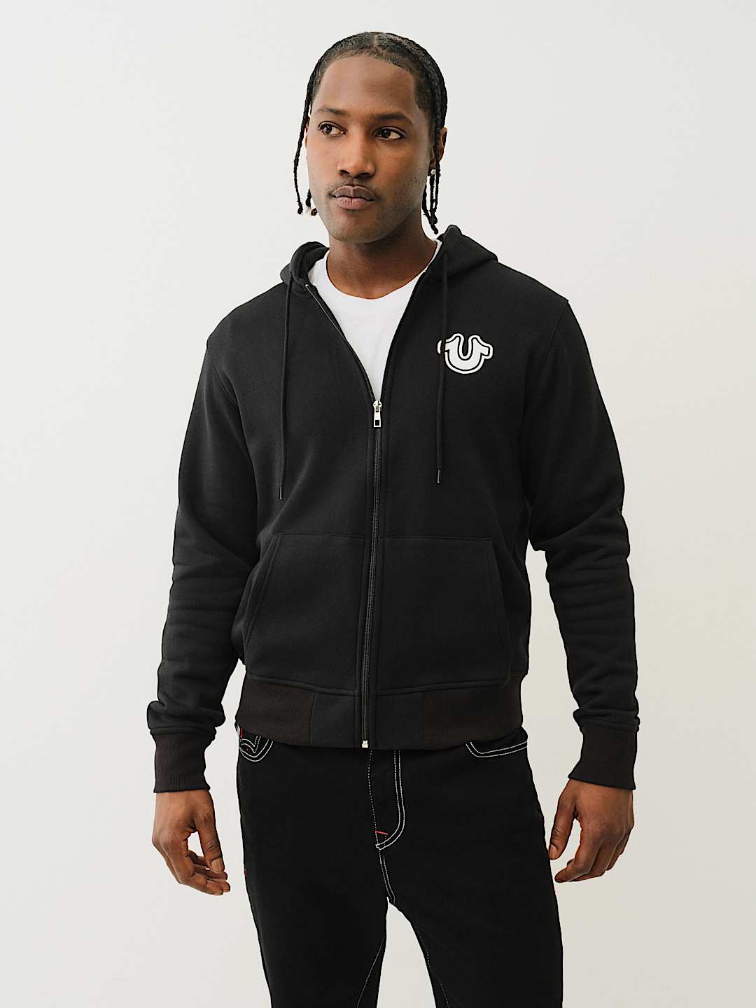 Buddha logo zip hoodie new arrivals