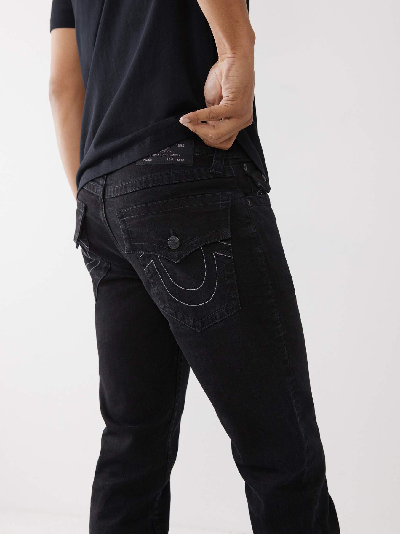 TRUE RELIGION RICKY 28×33 デニム True Religion Men's Ricky Straight Leg Stretch Jeans in 33