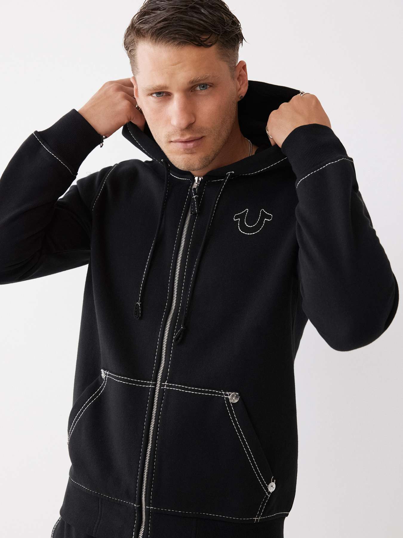 BIG T ZIP HOODIE True Religion