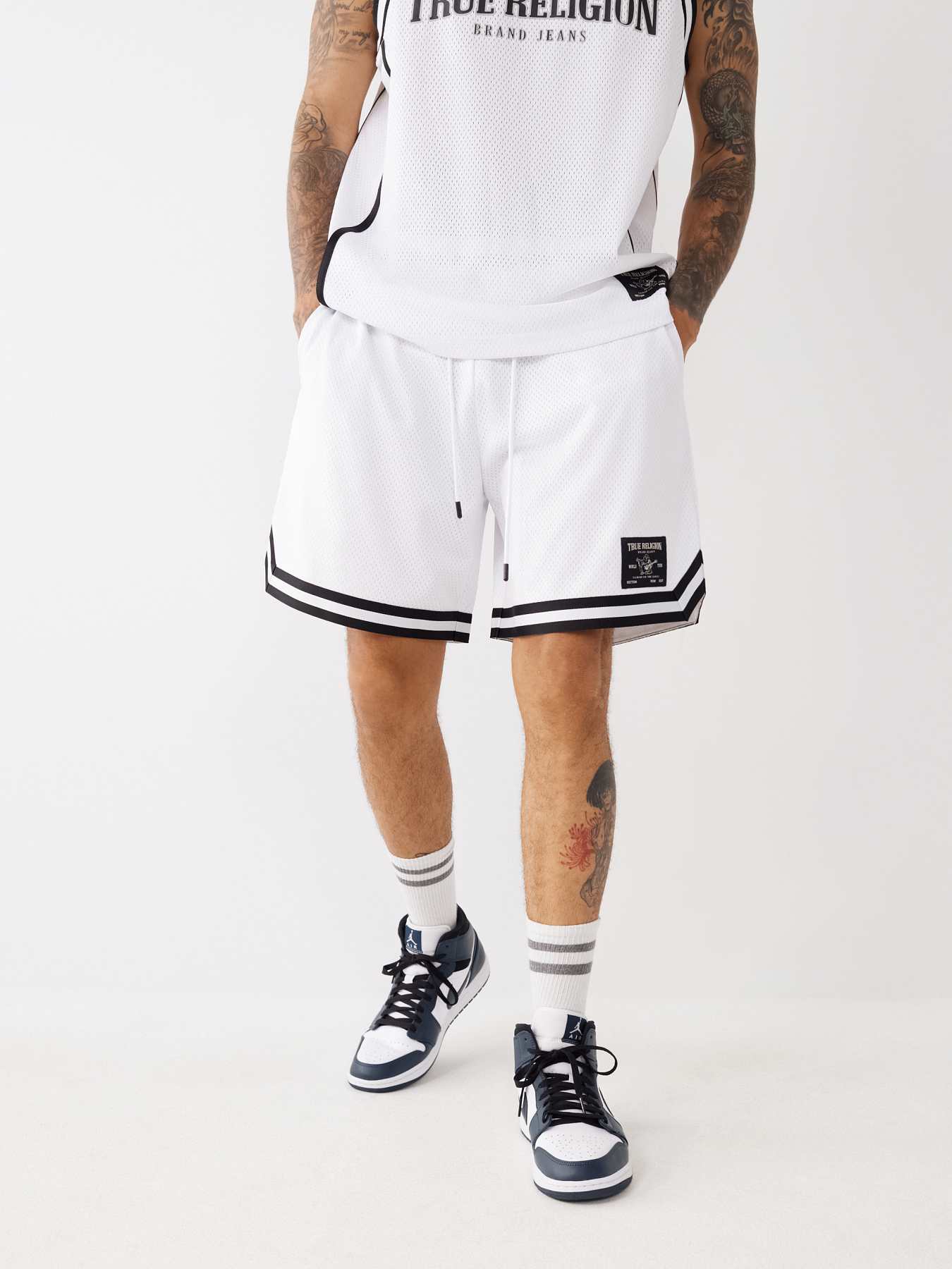 True religion basketball store shorts