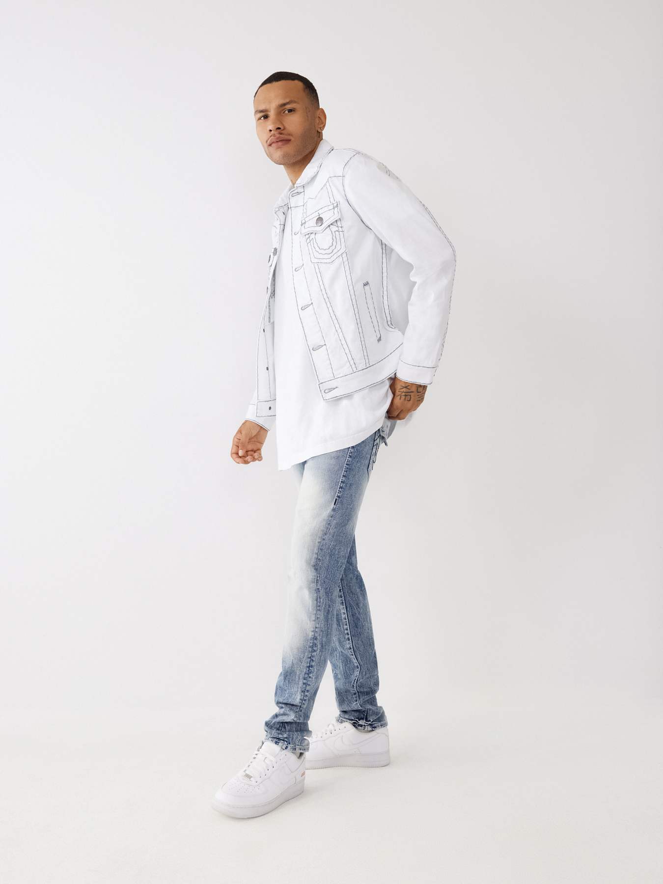JIMMY SUPER T STITCH DENIM JACKET, image 5