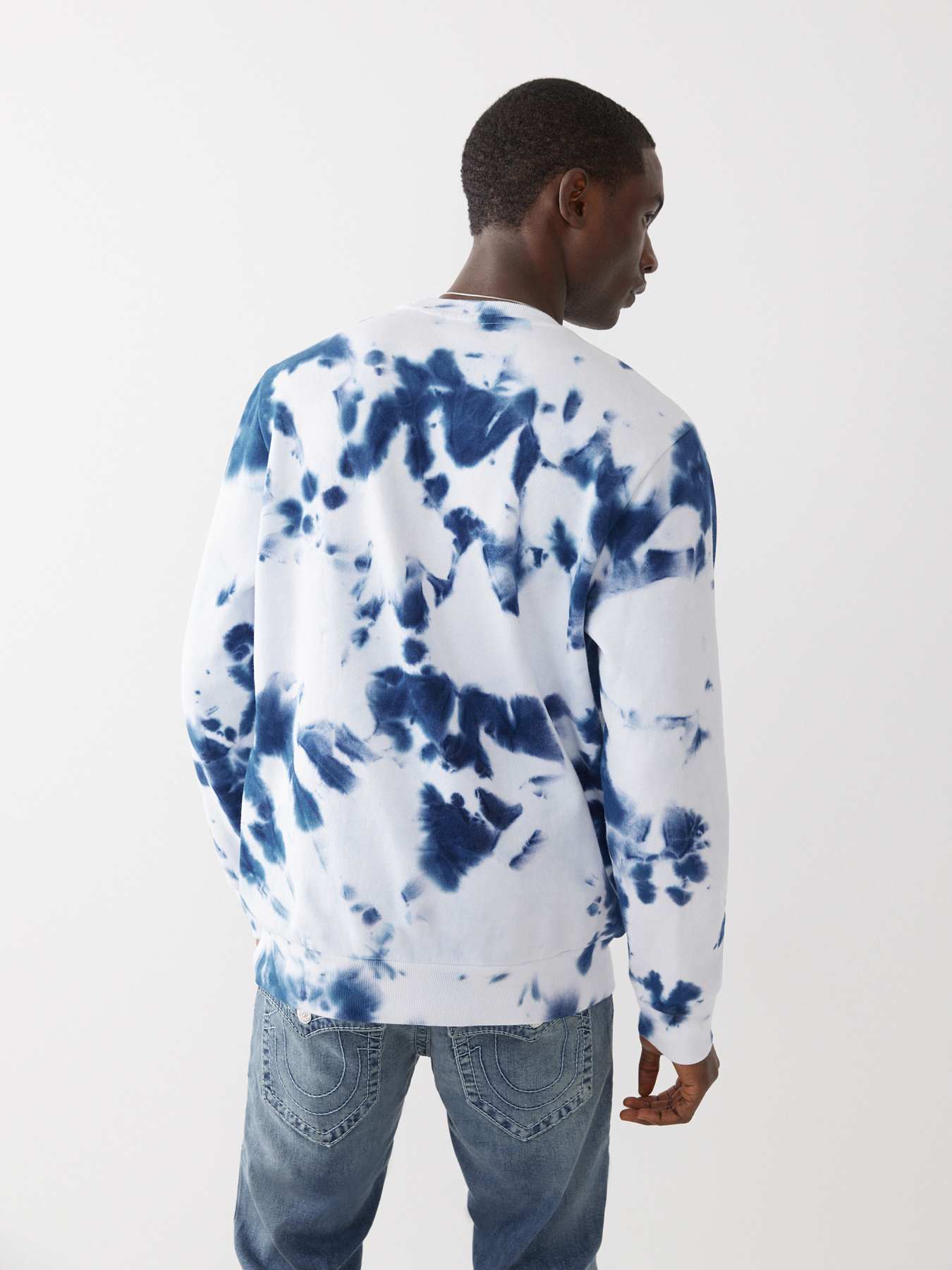 TIE DYE BUDDHA CREWNECK SWEATSHIRT